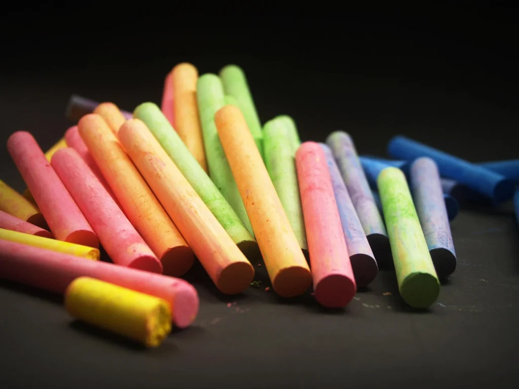 Colour Chalk Piece